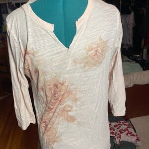 Elegant Floral Long Sleeve Top